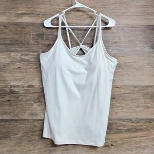 ZYIA White Strappy Tank Top